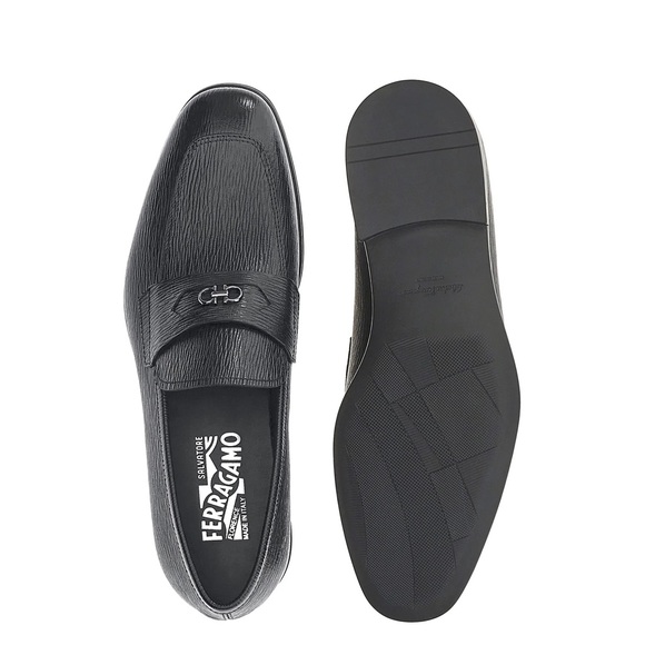 Brand New!! MSRP $795 Men’s Salvatore Ferragamo Martin Gancini Leather Loafers - Picture 5 of 6